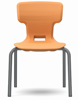 Afbeeldingen van Kiboo 4-pootsstoel - zitschelp met luchtkussen - anti-transpiratie