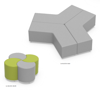 Afbeeldingen van Poefs soft seating  -  groep