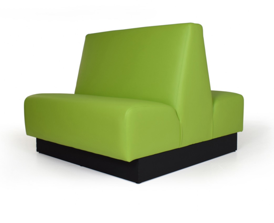 Afbeeldingen van Treinbank dubbel - 140 x 140 x 140 cm (B x D x H)