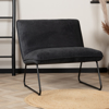 Afbeeldingen van Merle - fauteuil met sledeonderstel - in polyester