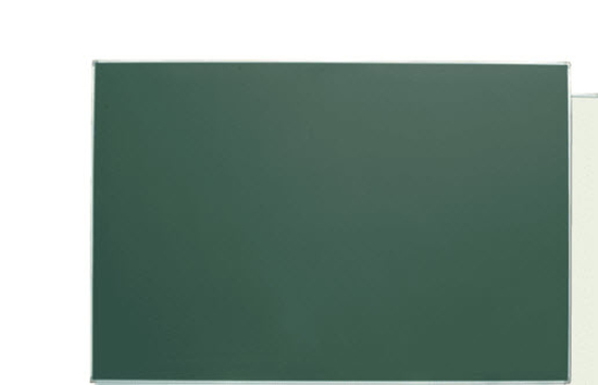 Afbeeldingen van 1-vlaks schrijfbord groen - zonder afleggoot - type 100