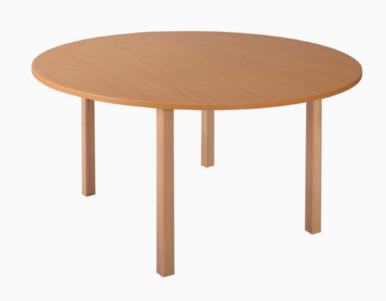 Afbeeldingen van Mese - ronde houten tafel ø 100 cm