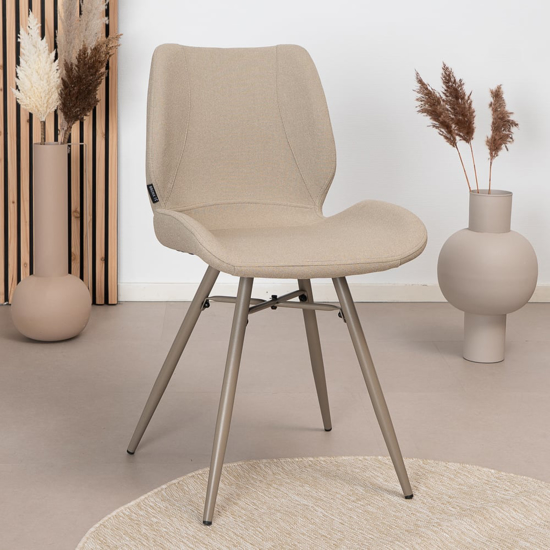 Afbeeldingen van Jena - 4-poots stoel - in gerecycled polyester